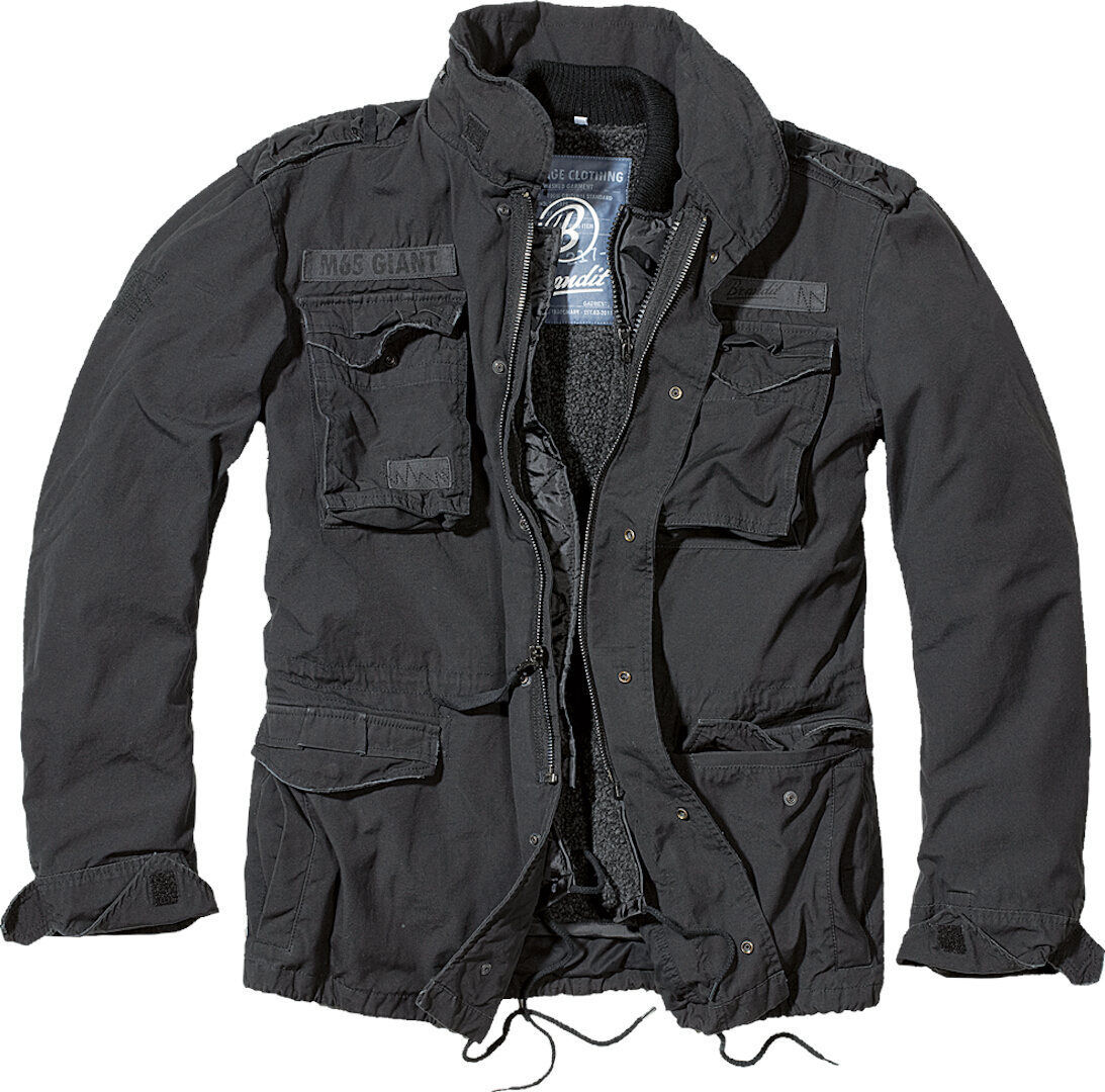 Brandit M-65 Giant Jacket  - Black Grey