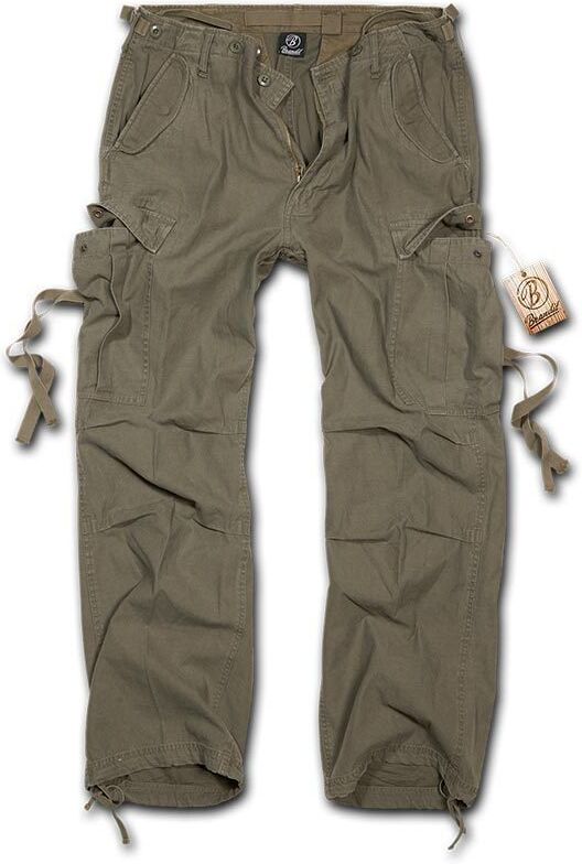 Brandit M-65 Vintage Pants  - Green