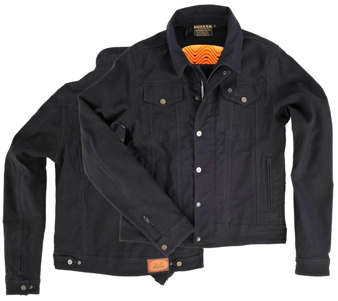 Rokker Black Jakket Jacket  - Blue