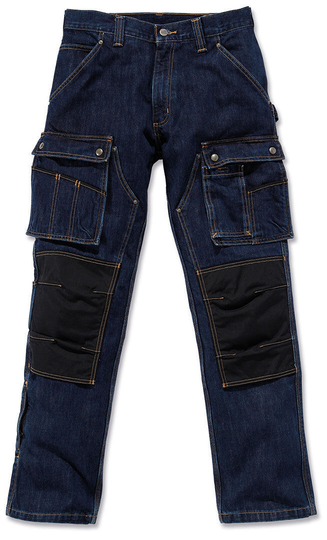 Carhartt Denim Multi Pocket Tech Pants  - Blue