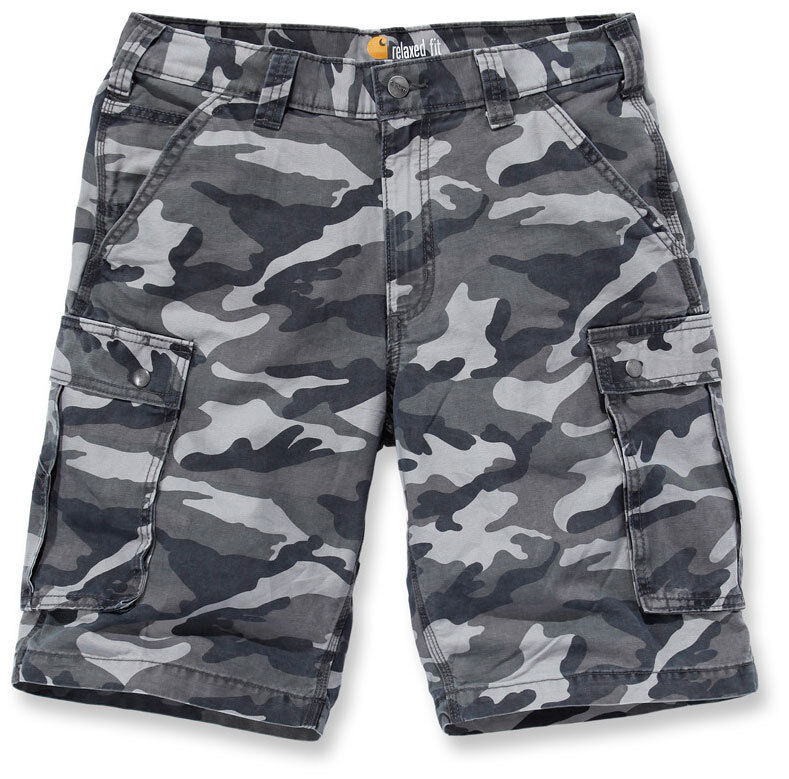 Carhartt Rugged Cargo Camo Shorts  - Grey