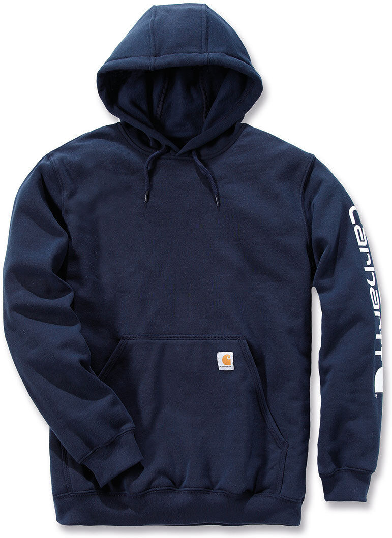 Carhartt Midweight Sleeve Logo Hoodie  - Blue