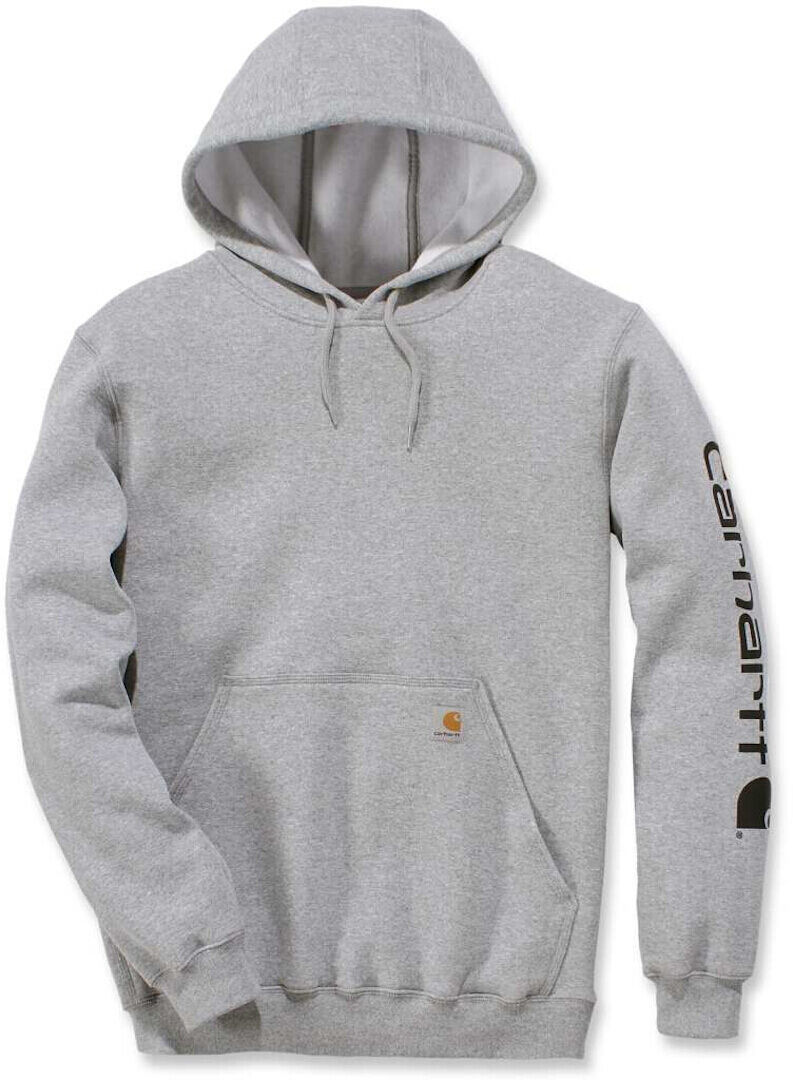 Carhartt Midweight Sleeve Logo Hoodie  - Grey