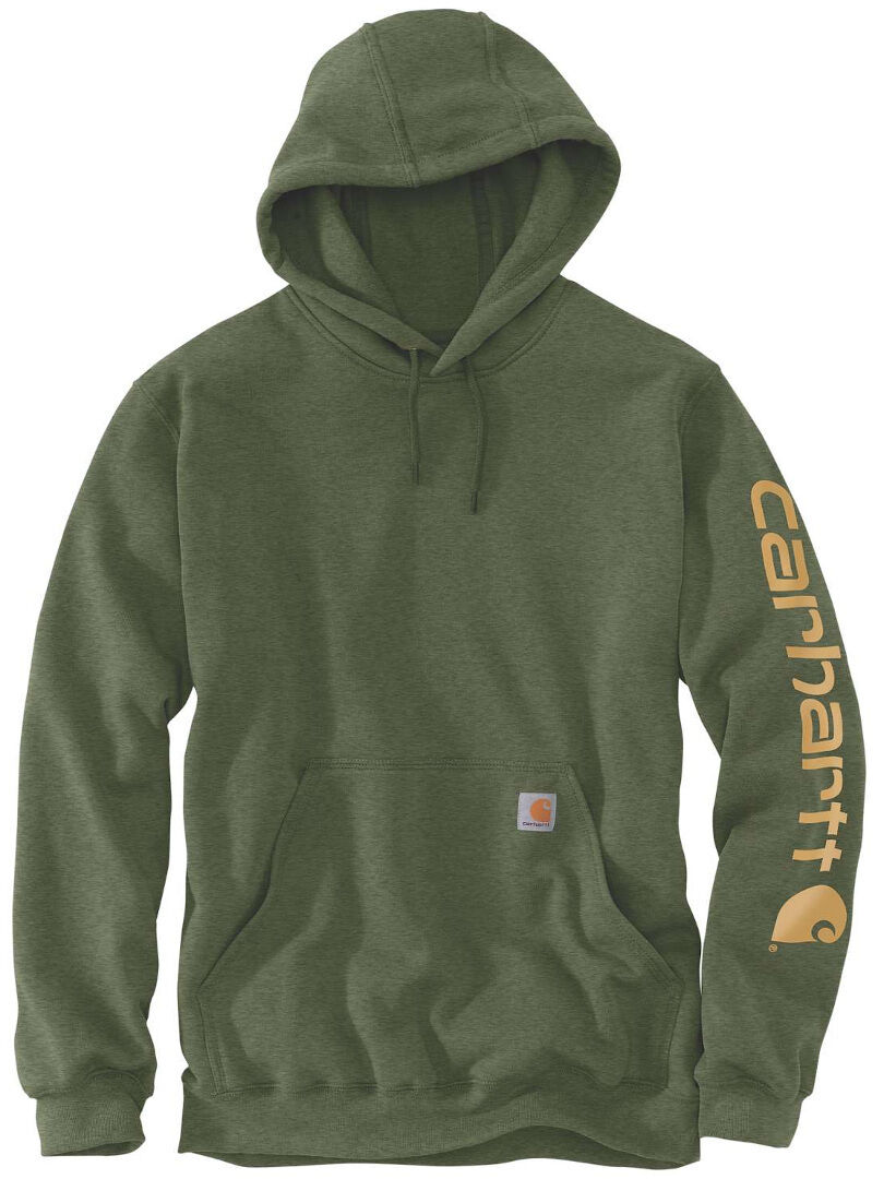 Carhartt Midweight Sleeve Logo Hoodie  - Green