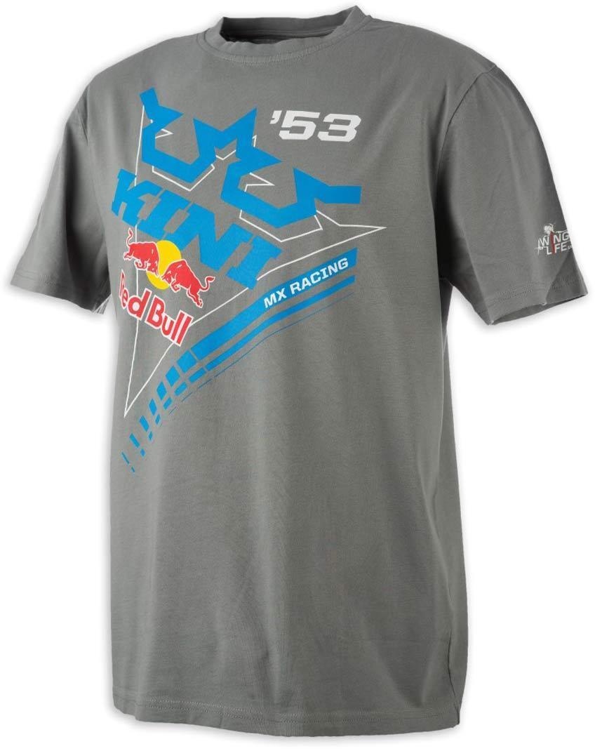 Kini Red Bull Ribbon T-Shirt  - Grey