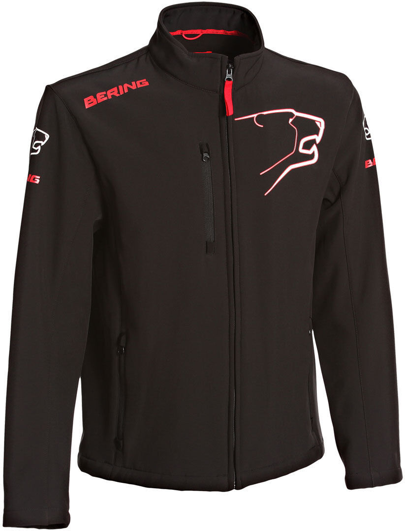 Bering Bsg011 Softshell Jacket  - Black Red