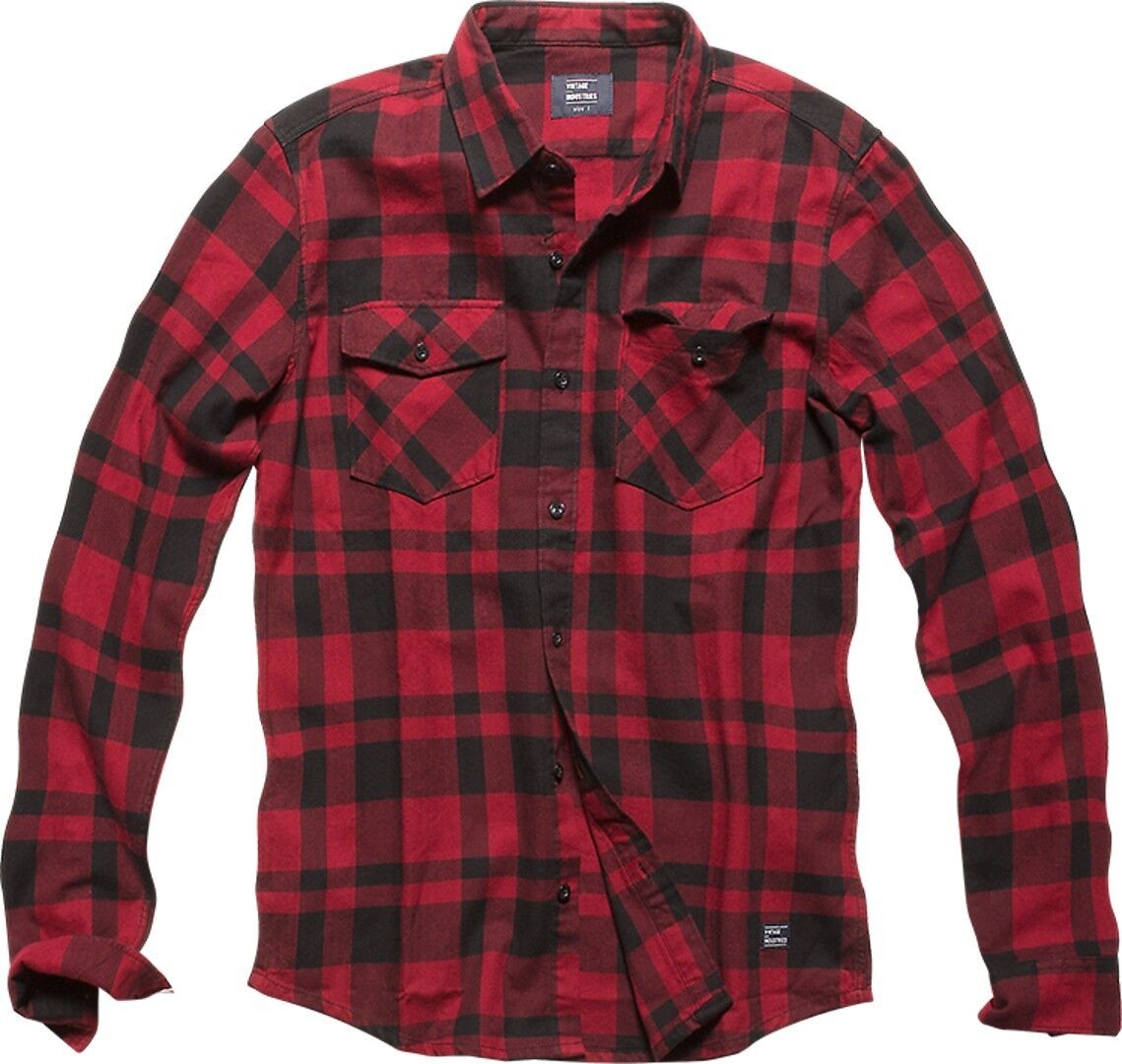 Vintage Industries Austin Shirt  - Red