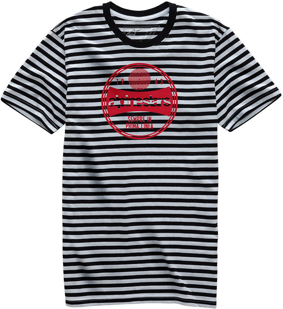 Alpinestars Prima T-Shirt  - Black White Red