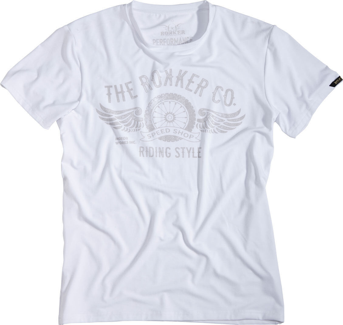 Rokker Performance Riding Style T-Shirt  - White