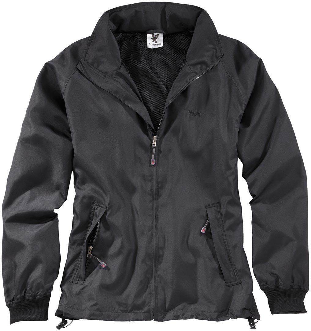 Surplus Windbreaker Basic Jacket  - Black