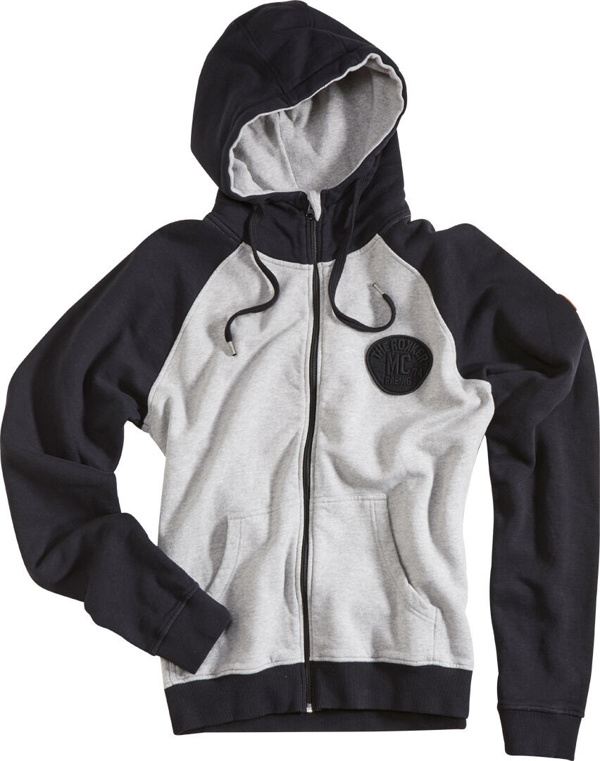 Rokker Racing Association Hoodie  - Black Grey