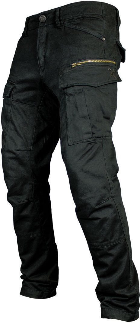 John Doe Stroker Cargo Xtm Motorcycle Textile Pants  - Black