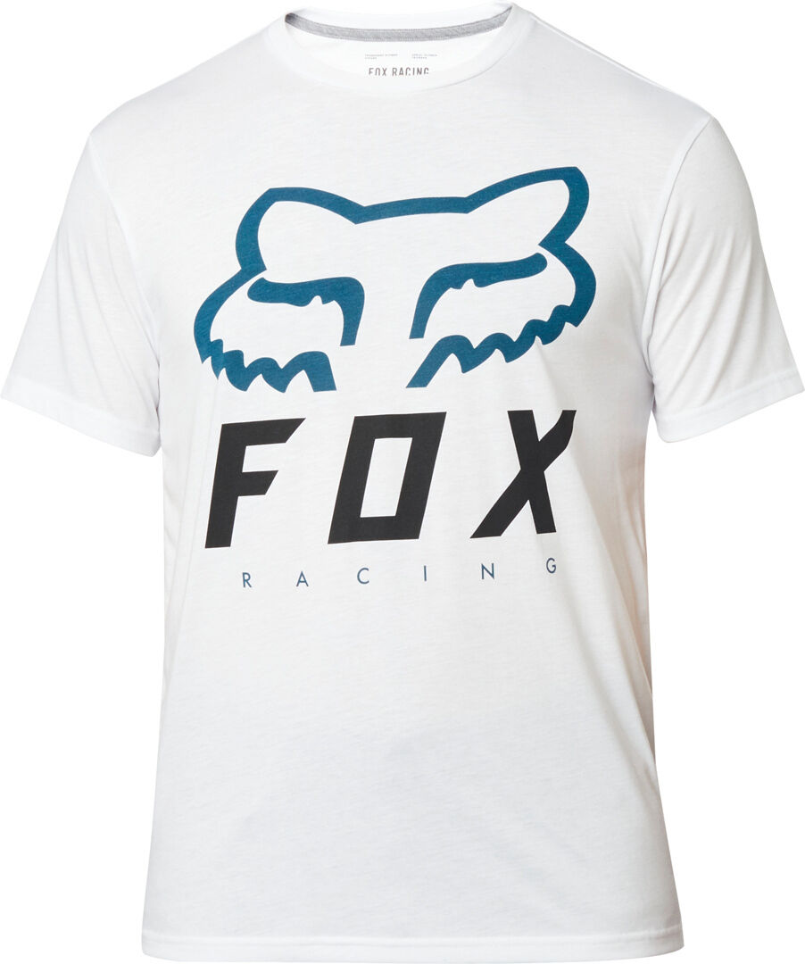 Fox Heritage Forger Ss Tech Tee T-Shirt  - White Blue