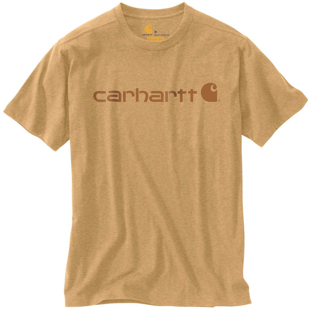Carhartt Emea Core Logo Workwear Short Sleeve T-Shirt  - Beige