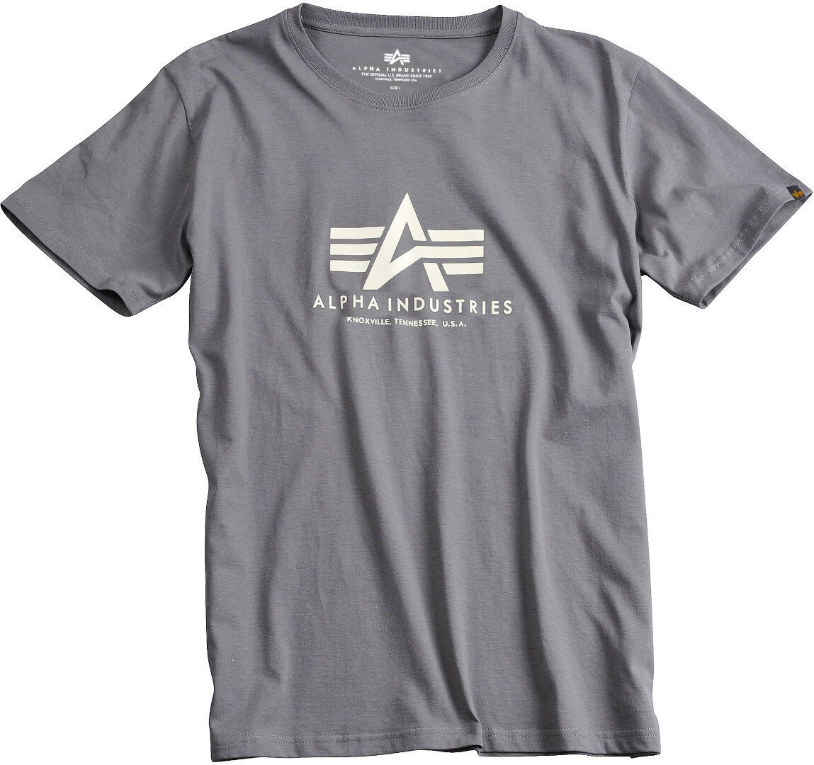 Alpha Industries Basic T-Shirt  - Black Grey