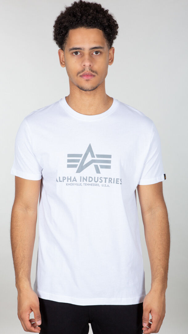 Alpha Industries Basic T-Shirt  - White Beige