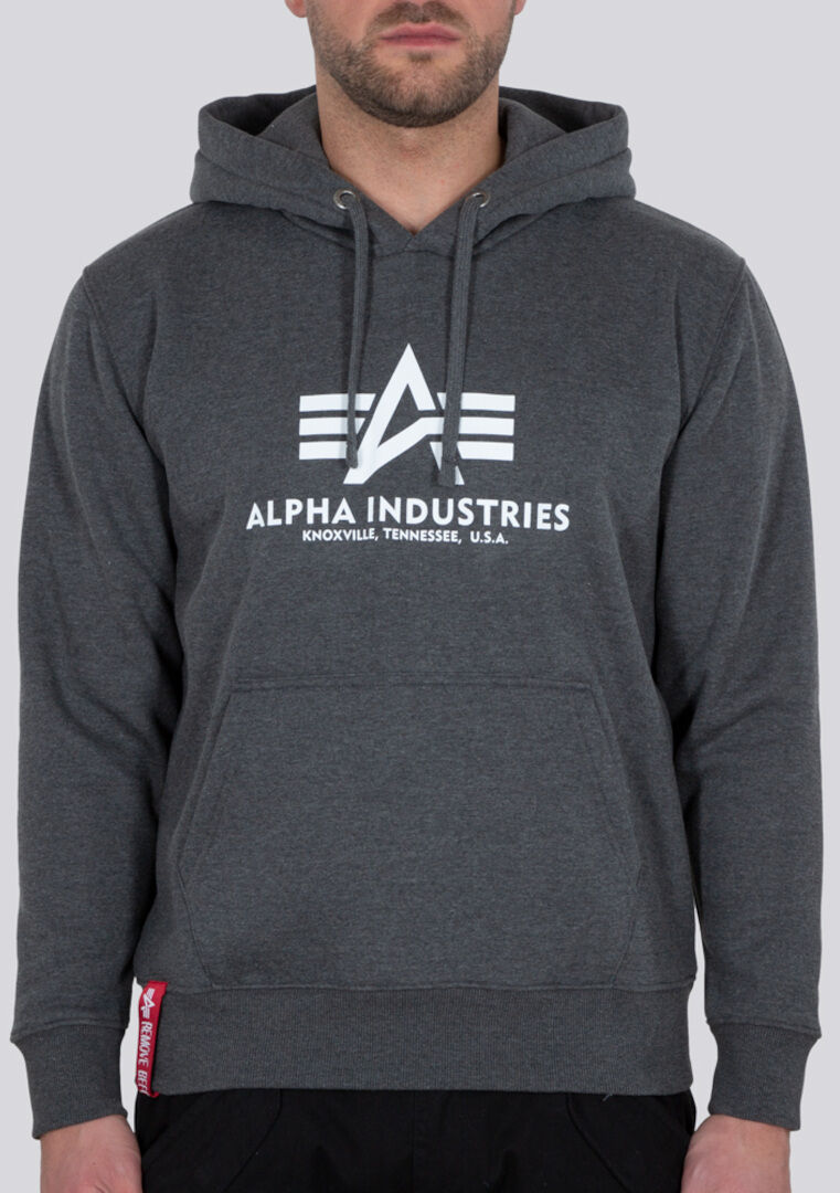 Alpha Industries Basic Hoodie  - Grey