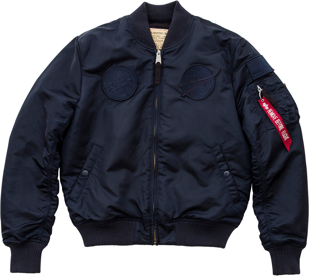 Alpha Industries Ma-1 Vf Nasa Jacket  - Blue