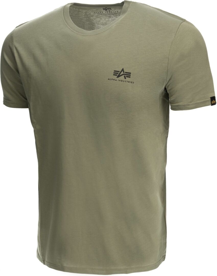 Alpha Industries Basic T Small Logo T-Shirt  - Green