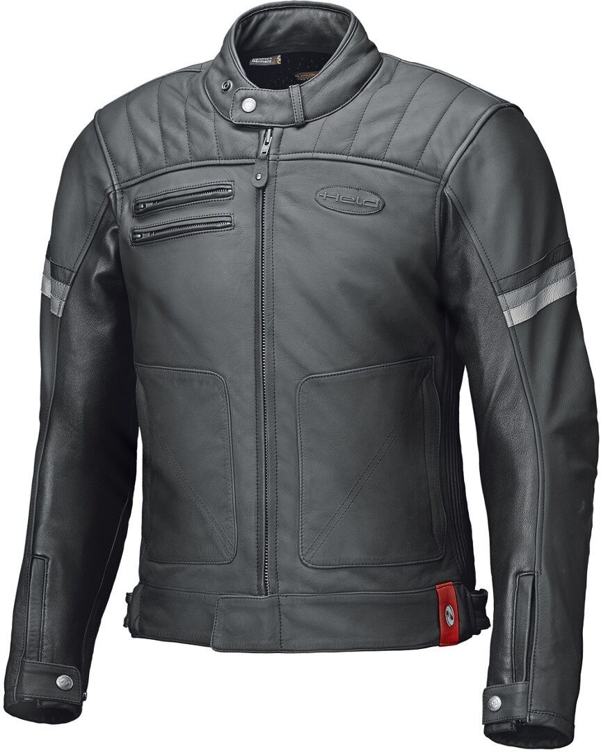 Held Hot Rock Motorcycle Leather Jacket  - Black