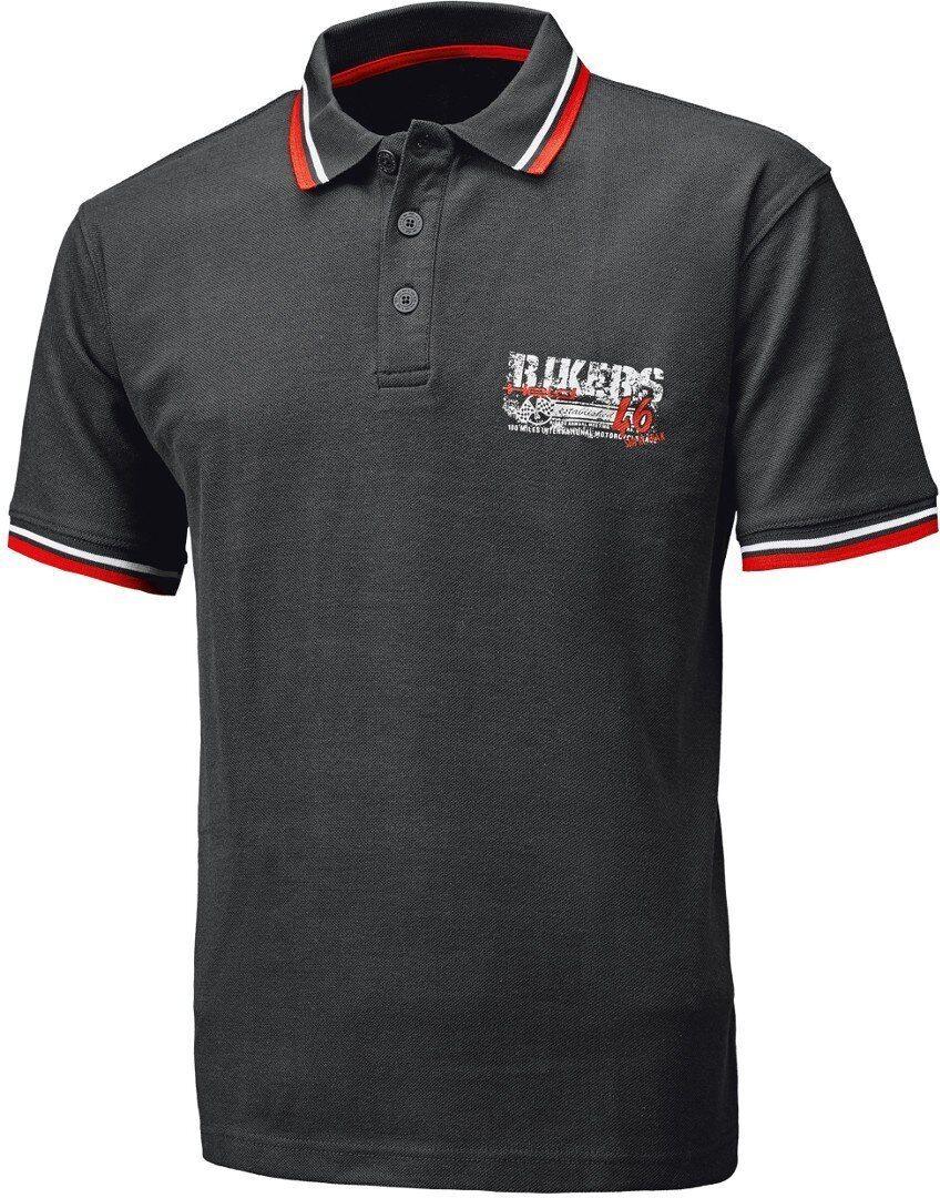 Held Bikers Polo Shirt  - Black Red