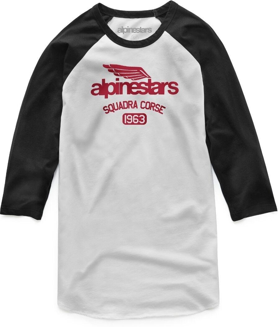 Alpinestars Winged Team Longsleeve  - Black White