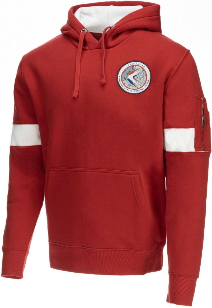 Alpha Industries Apollo 15 Hoodie  - Red