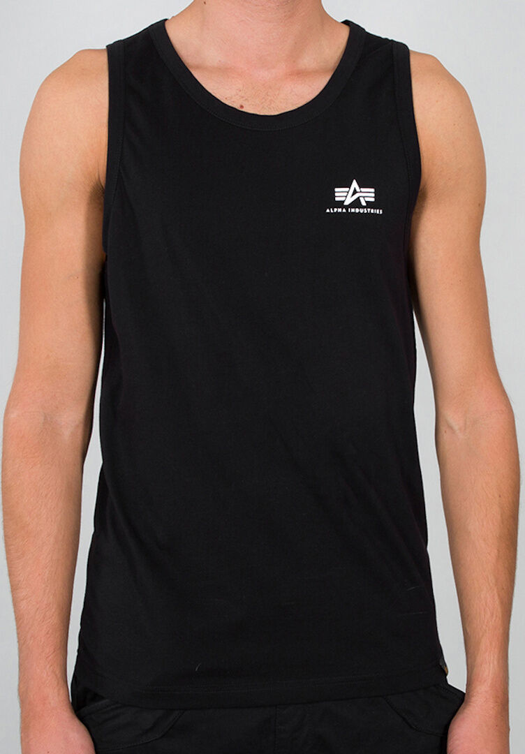 Alpha Industries Small Logo Tank Top  - Black