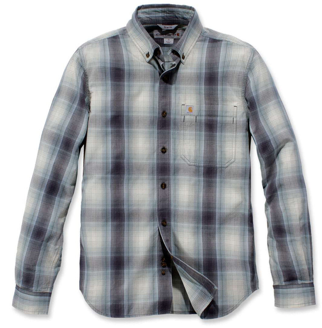 Carhartt Essential Plaid Long Sleeve Shirt  - Blue