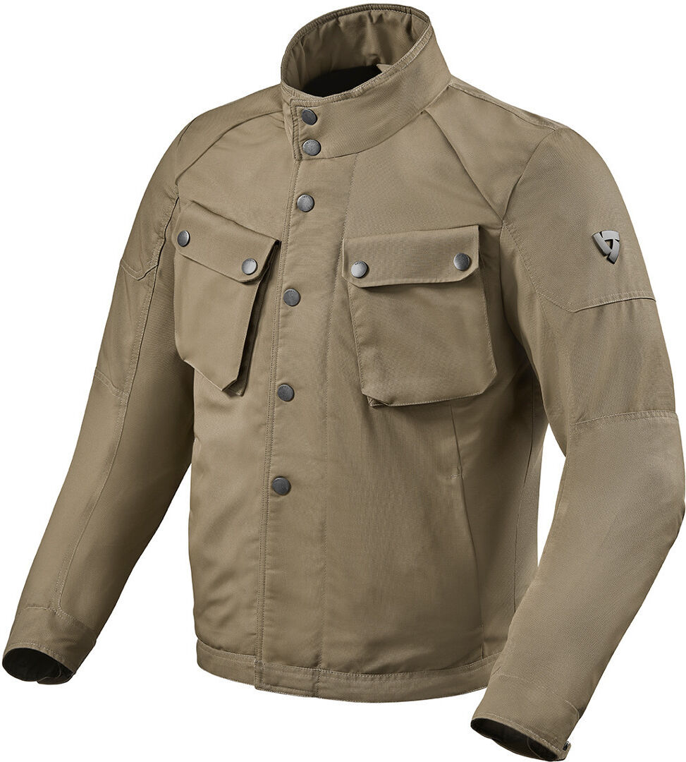 Revit Bowery Motorcycle Textile Jacket  - Beige