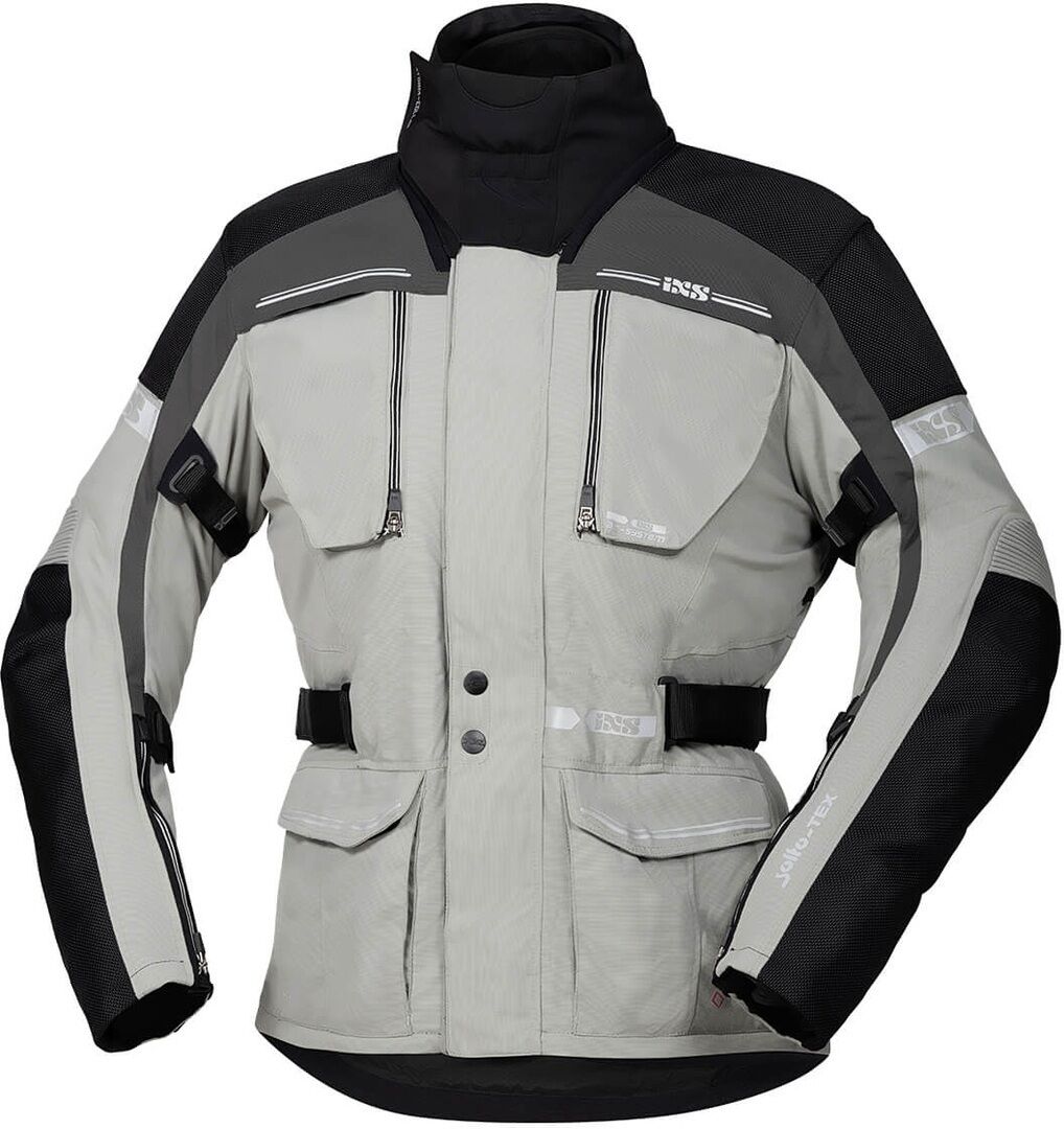 Ixs Tour Traveller-St Motorcycle Textile Jacket  - Grey