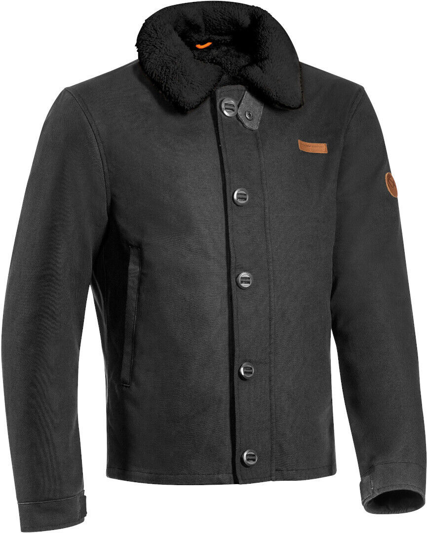 Ixon Worker Motorcycle Textile Jacket  - Black