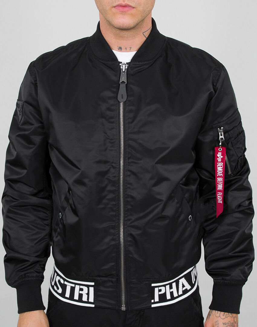 Alpha Industries Ma-1 Lw Ar Jacket  - Black