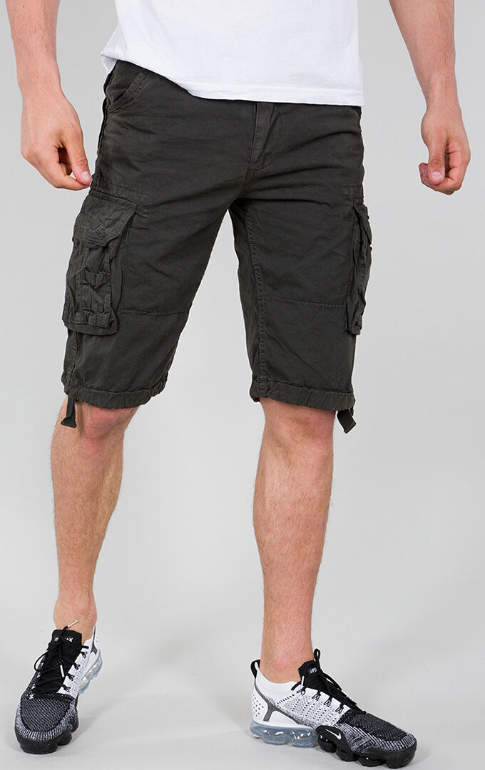 Alpha Industries Jet Shorts  - Black Grey