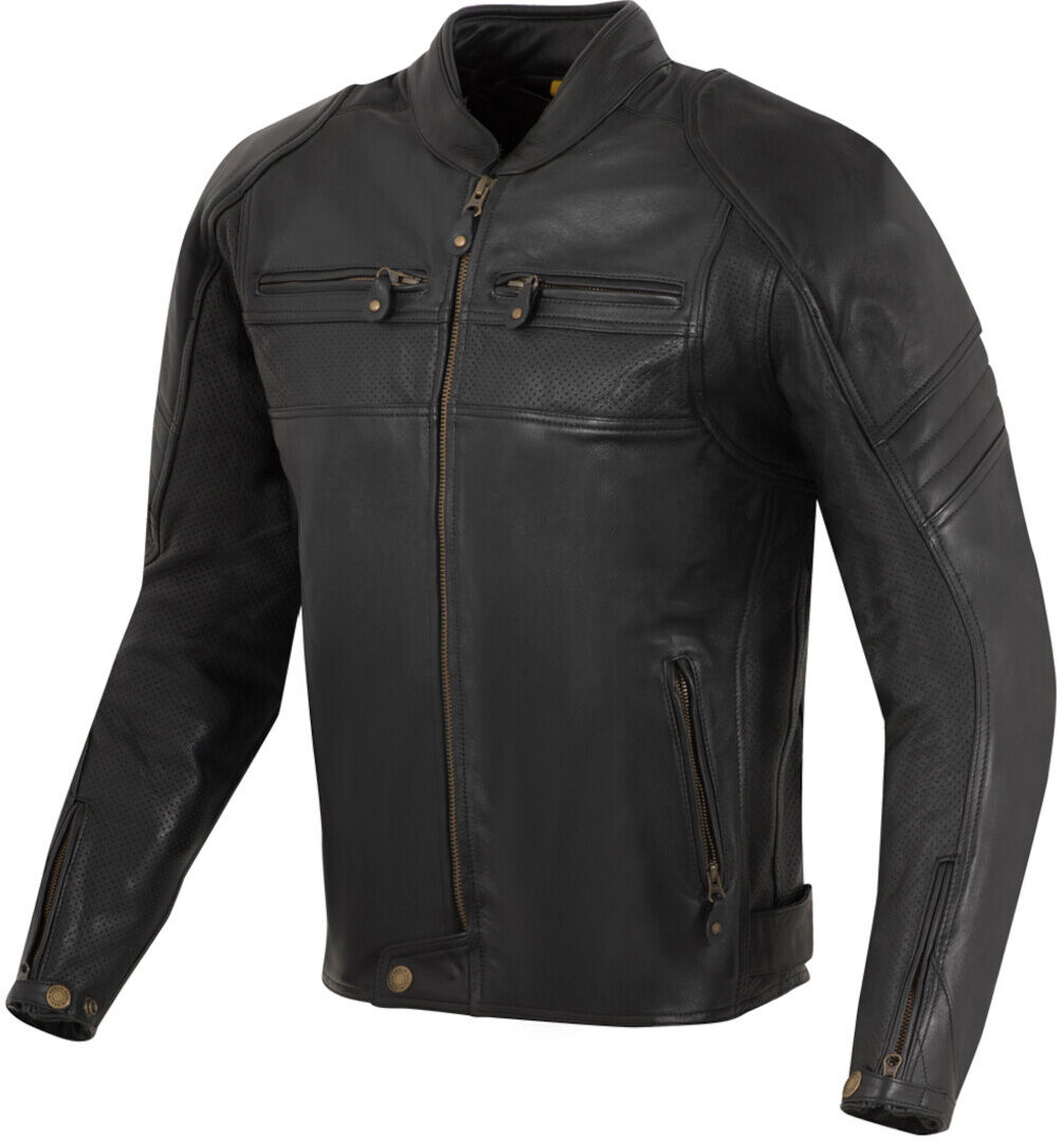 Merlin Odell Motorcycle Leather Jacket  - Black