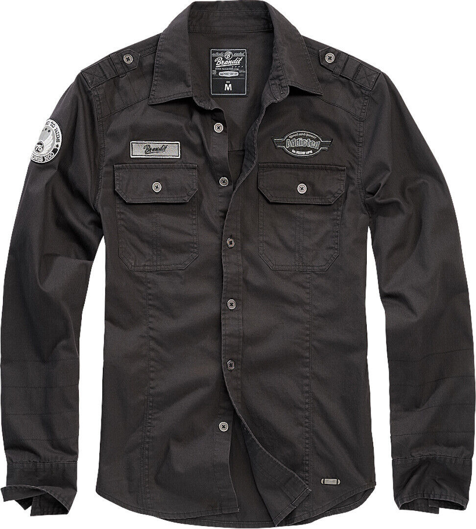 Brandit Luis Vintage Shirt  - Black