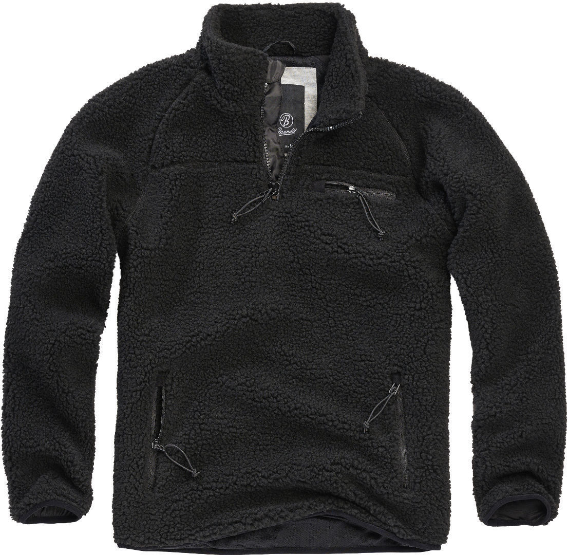 Brandit Teddyfleece Pullover  - Black