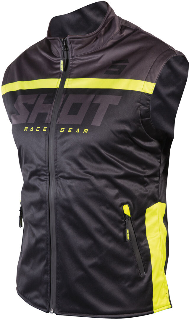 Shot Bodywarmer Lite 2.0 Motocross Vest  - Black Yellow