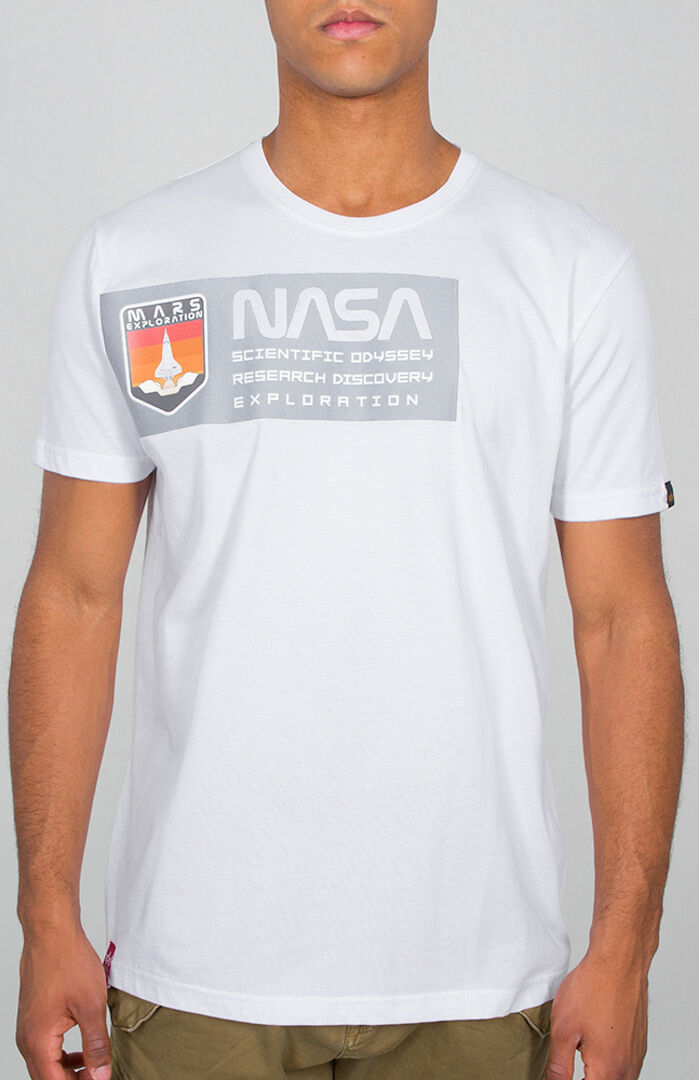 Alpha Industries Mars Reflective T-Shirt  - White