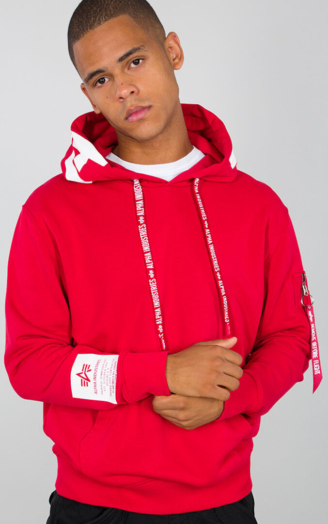 Alpha Industries Alpha Hoodie  - Red