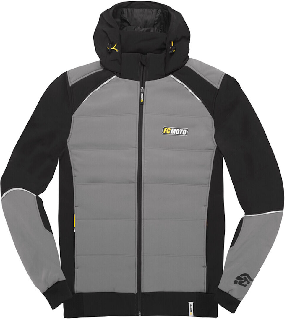 Fc-Moto Fcm-Pssj Softshell Jacket  - Black Grey