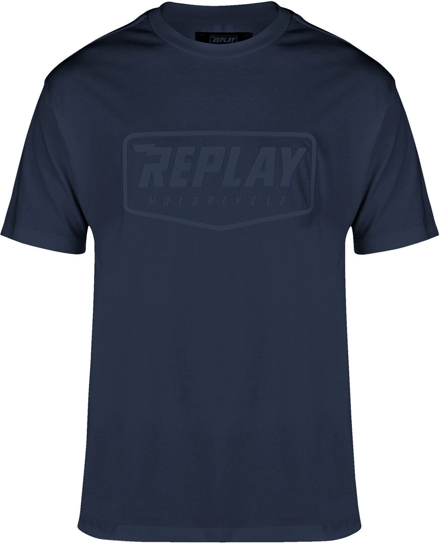 Replay Logo T-Shirt  - Blue