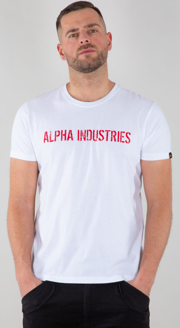 Alpha Industries Rbf Moto T-Shirt  - White