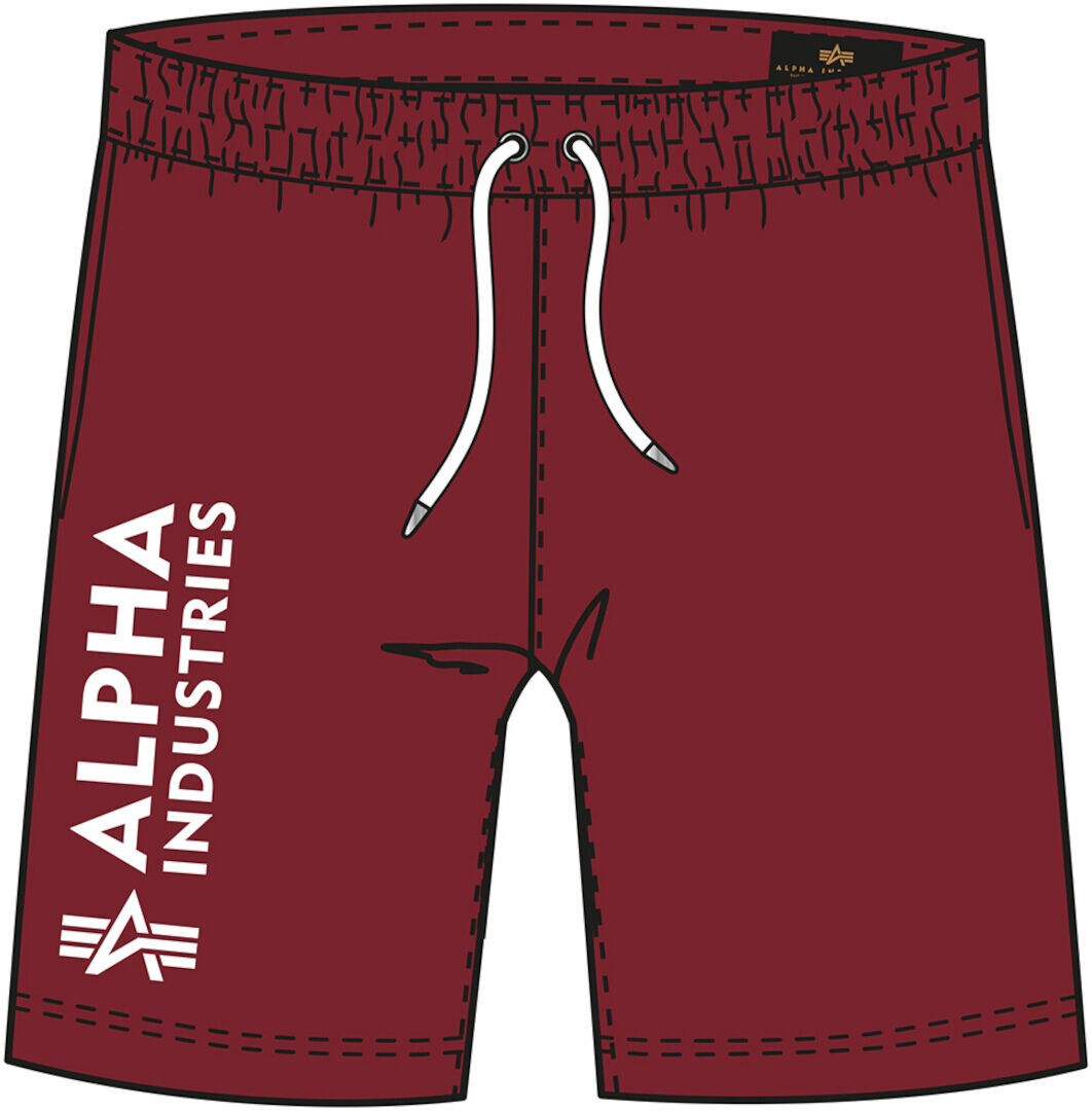 Alpha Industries Basic Ai Shorts  - Red