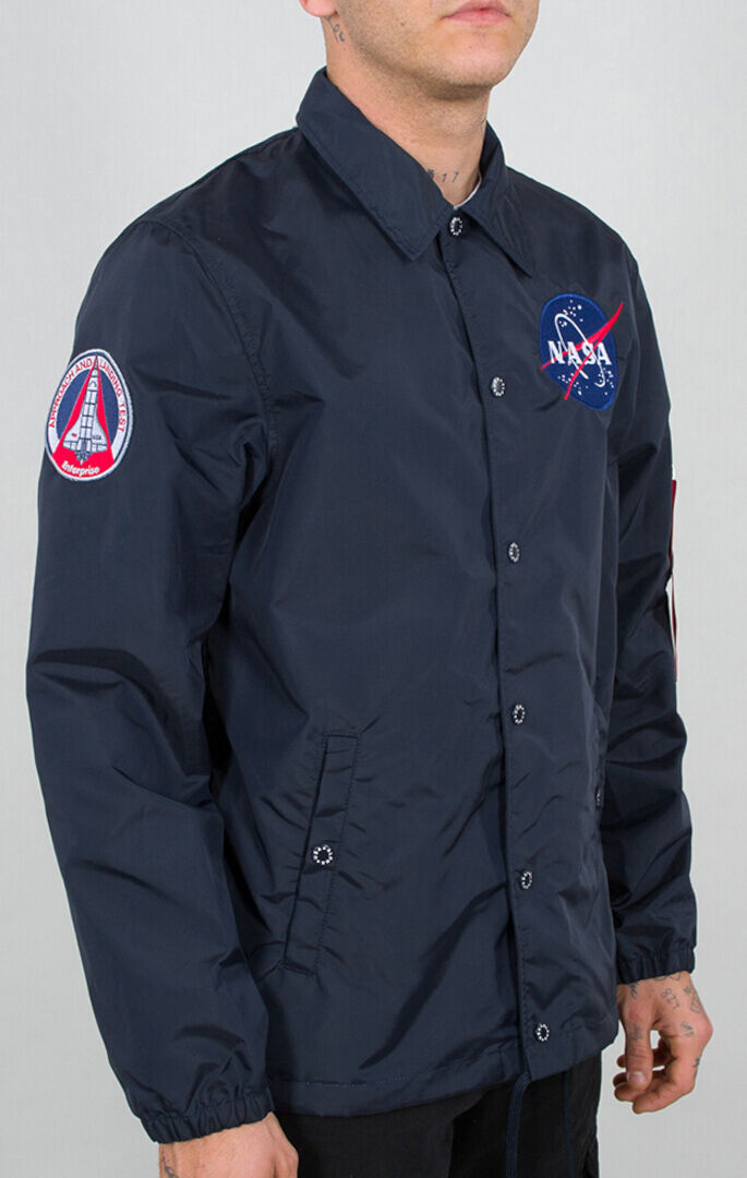 Alpha Industries Nasa Coach Jacket  - Blue