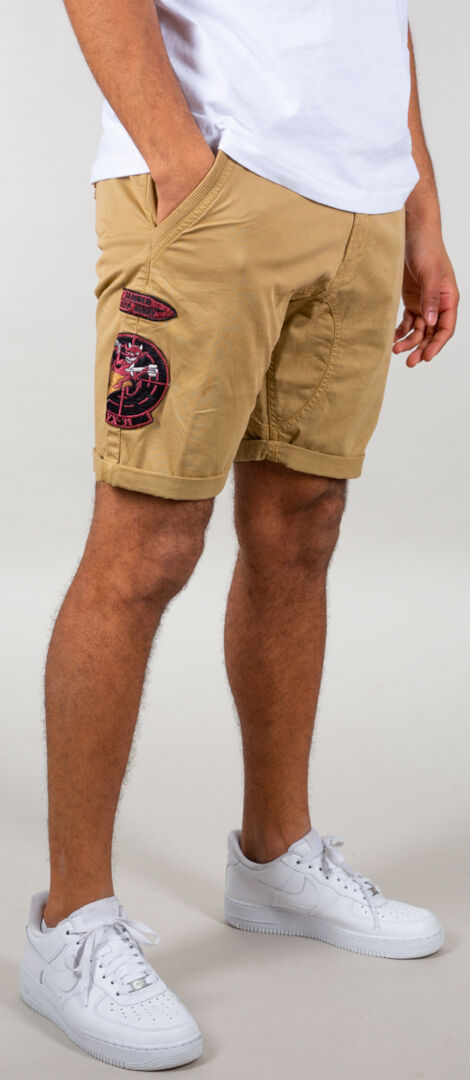 Alpha Industries Kerosene Patch Shorts  - Green Brown