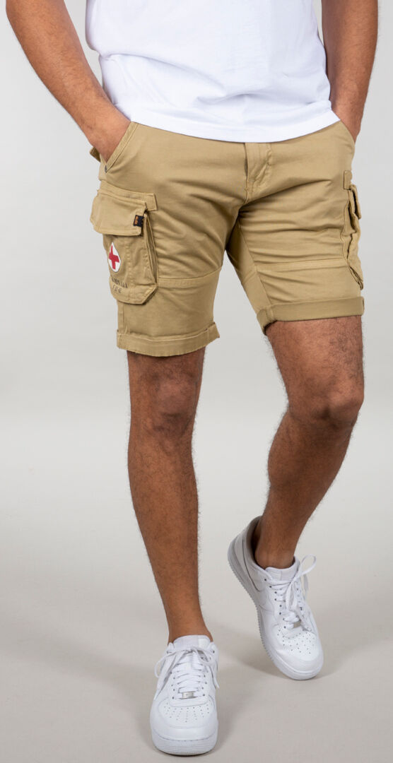 Alpha Industries Rescue Shorts  - Green Brown