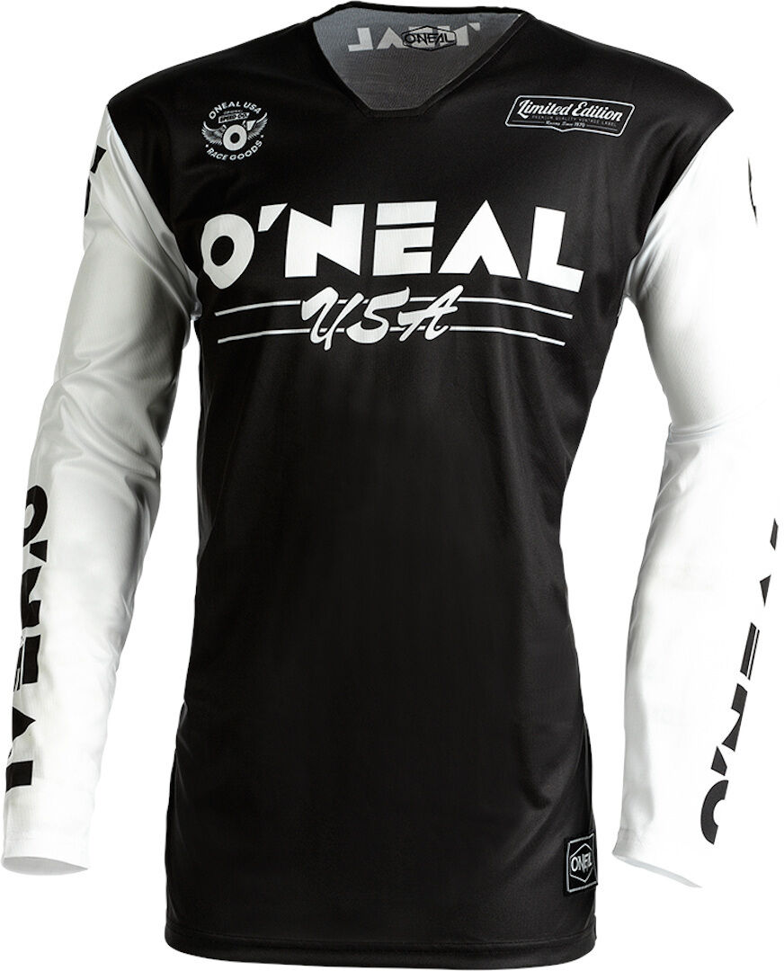 Oneal Mayhem Bullet V.22 Motocross Jersey  - Black White