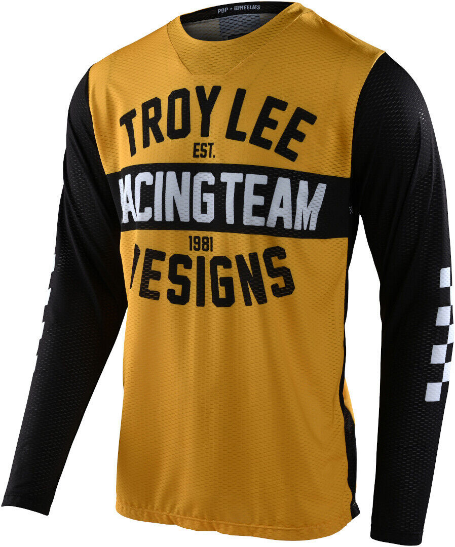 Lee Troy Lee Designs Gp Air Team 81 Motocross Jersey  - Black Yellow