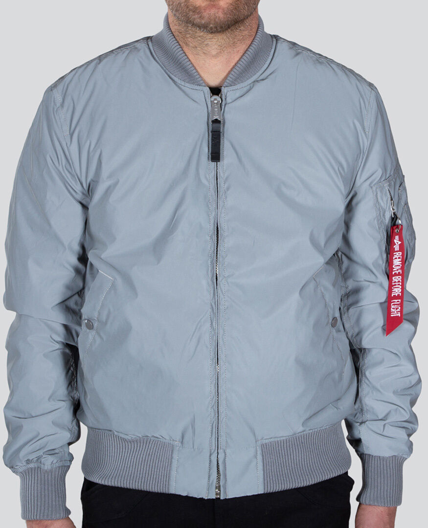 Alpha Industries Ma-1 Vf 59 Reflective Jacket  - Silver